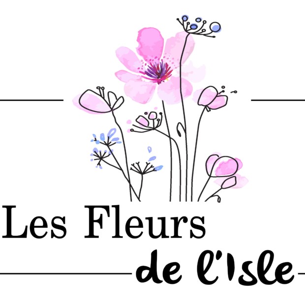 logo horticulteur les fleurs de l'isle
